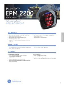 EPM 2200 - GE Grid Solutions