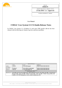 CODAC Core System 5.3 CS-Studio Release Notes