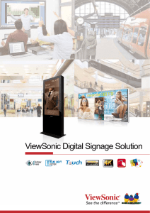 ViewSonic Digital Signage Solution