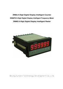 ZN96J 6-Digit Digital Display Intelligent Counter ZN96G 6