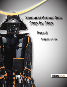 Samurai Armor Set: Step by Step