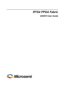 UG0574: RTG4 FPGA Fabric User Guide