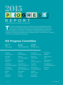 Progress Report - Illuminating Engineering Society