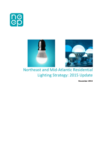 Northeast and Mid-Atlantic Residential Lighting Strategy: 2015 Update