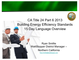 CA Title 24 Part 6 2013 Building Energy Efficiency Standards 15