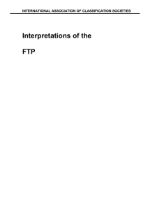 Interpretations of the FTP