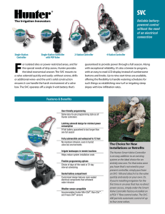 LIT-352 SVC (Smart Valve Controller) Brochure