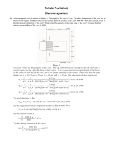 Tutorial 1(solution) Electromagnetism