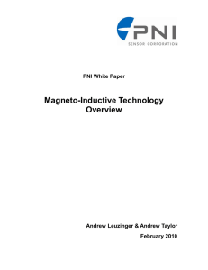 PNI Magneto-Inductive Technology Overview