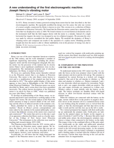 A new understanding of the first electromagnetic machine: Joseph