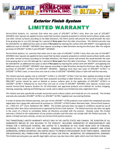 Warranty - Perma
