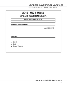 2016 MX-5 Miata