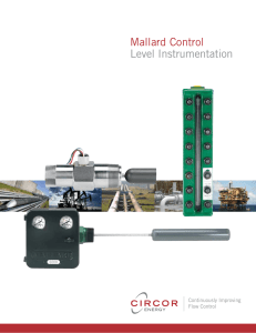 Mallard Control Level Instrumentation