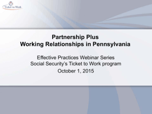 Partnership Plus Working Relationships in