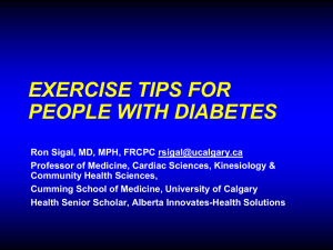 exercise tips for people with diabetes