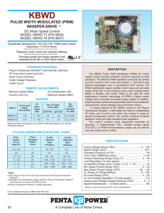 Data Sheet - KB Electronics