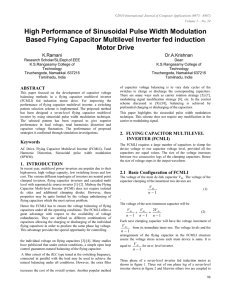 High Performance of Sinusoidal Pulse Width Modulation Based