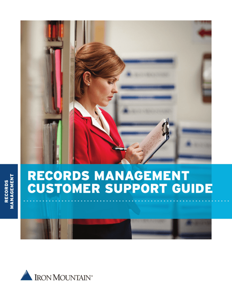 records management customer support guide