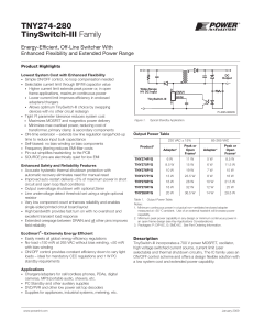 TNY274-280 - Power Integrations