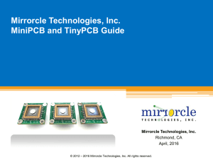 Mirrorcle MiniPCB and TinyPCB Guide