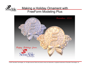Holiday Ornament workflow
