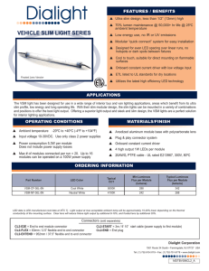 VSM Series Slim Light Datasheet