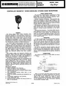 Shure CB45 User Guide