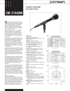 CM310A Manual