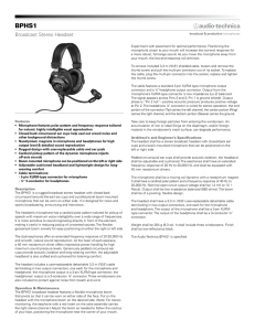 Broadcast Stereo Headset