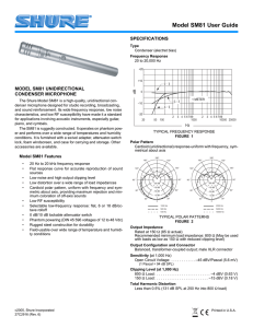 Shure SM81 | PDF