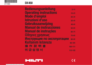 PDF Operating Instruction DX 450