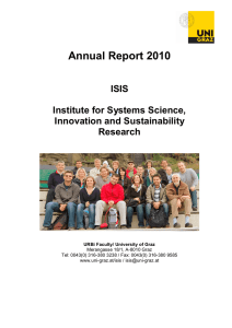 Annual Report 2010 - Karl-Franzens