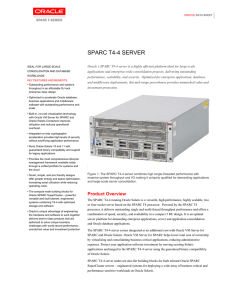 SPARC T4-4 server