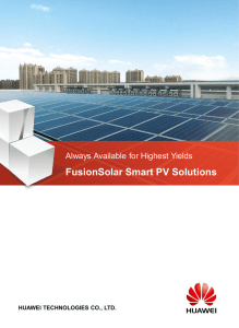 FusionSolar Smart PV Solutions