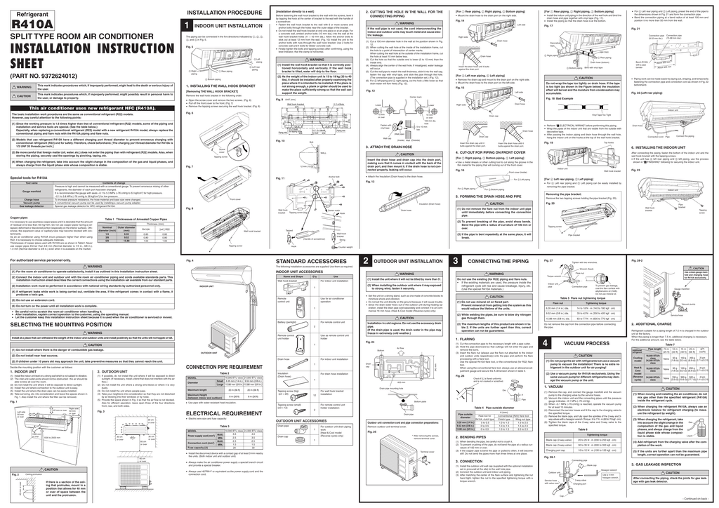 Installation Instruction Sheet