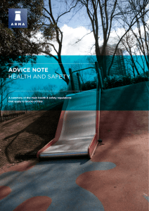 advice note health and safety