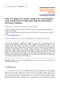 Study of Graphene as a Negative Additive for Valve