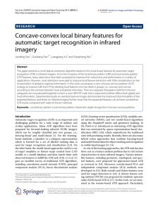Concave-convex local binary features for automatic target