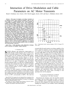 Interaction Of Drive Modulation And Cable