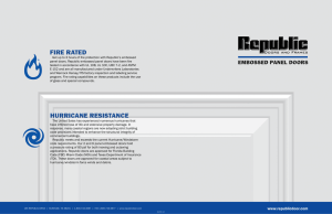 Brochure  - Republic Doors and Frames