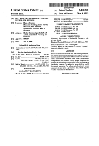 Heat vulcanizable adhesives and a method for bonding