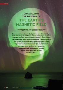 Unravelling the mystery of the Earth`s magnetic field