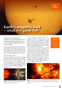 Earth`s magnetic field – what is it good for?