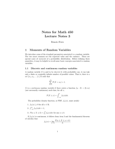 Notes for Math 450 Lecture Notes 3