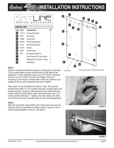 Cardinal Installation Instructions