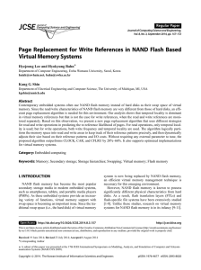 Page Replacement for Write References in NAND Flash Based