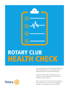 Club Health Check