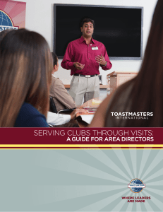 Serving Clubs Through Visits
