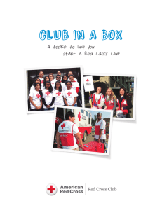Club in a Box - American Red Cross Youth
