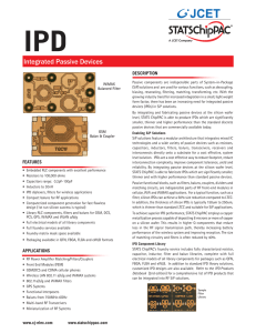 IPD datasheet - STATS ChipPAC Ltd.